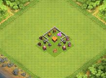 TH2 Base TH 2 Clash of Clans Base Layout.