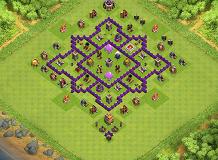 7 TH 7 Clash of Clans Base Layout.